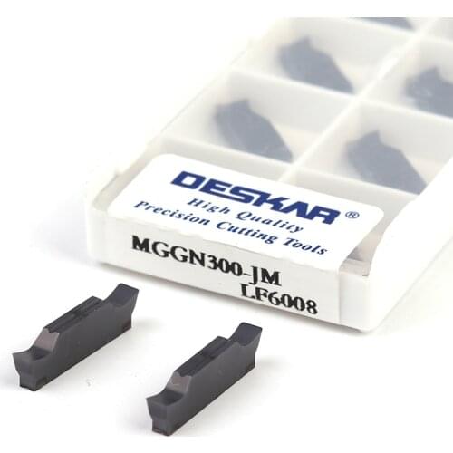 MGGN150-JM LF6008 MGGN 200/250/300/400 CNC Lathe Carbide insert Machining Slotted Groove Blade Big Front Angle High Performance