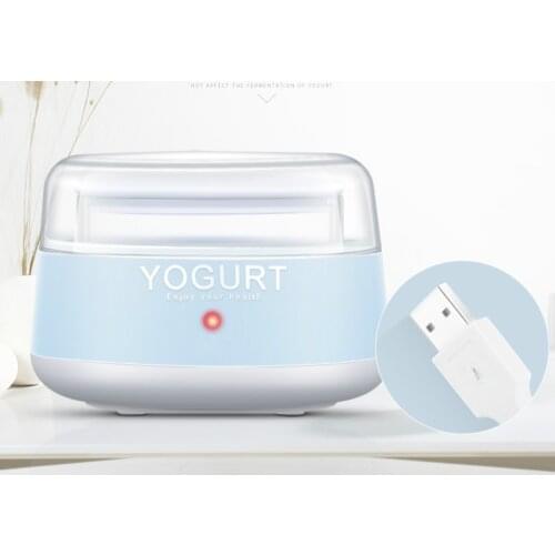 5V 3.7W 125ml Mini Yogurt maker High boron glass liner USB plug Constant temperature fermentation Rice wine natto machine