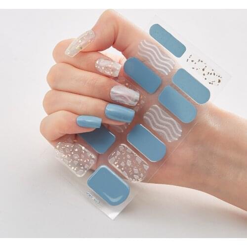 Three Sorts 0f Nail Stickers Glitter Series Full Cover Nail Stickers Novidades Nails Sticker Designer Nail Sticker set Nail Tape