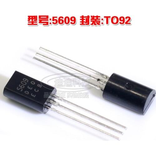 New 5609 TO-92 NPN Audio Amplifier Transistor Output 1A 20V 5609 to92 Straight