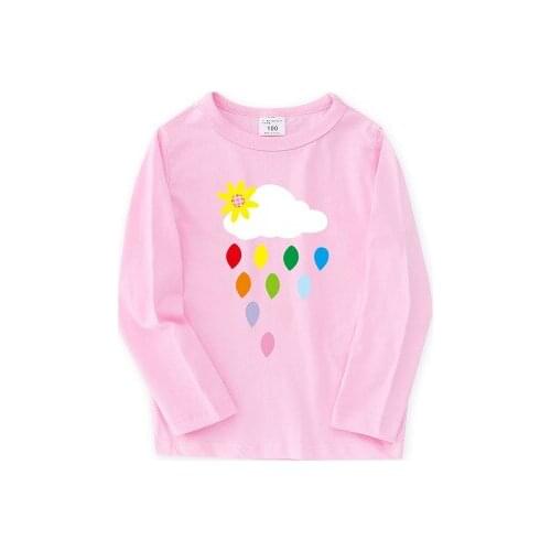 Boys girls long sleeve t-shirts kids girls cartoon clothes tops teess 3-14 years children boys girls t-shirt tops 4018 48