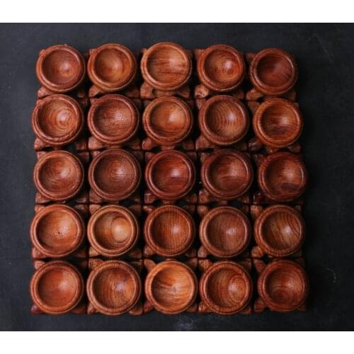 Wholesale Price!25Pcs Rosewood Crystal Sphere stand pedestal holding