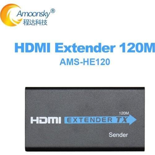 Lowest price HE120 hdmi extender 120 meters seamless switcher for renting stage full color display screen
