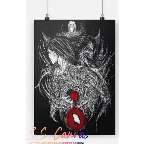 Shingeki No Kyojin Attack on Titan Horror Art Canvas Painting Home Decor Wall Art Pictures Bedroom Room Decoration Prints Poster