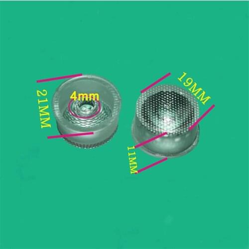 21mm XPE LED Lens waterproof 3030 Chip Diode Clear Bead Surface Integrated lens