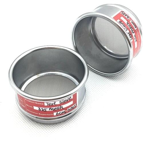 Test Sieve Laboratory Sampling Inspection Pharmacopeia Standard Sieve Diam. 6 cm 250 - 1000 Mesh / Aperture 0.005 - 0.063 mm