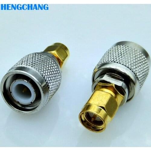 TNC Male to sma Male RF Coax Adapter TNC to sma convertor Straight 6pcs/lot
