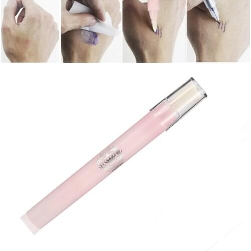 2PCS Embroidered pen Tattoo Eyebrow Design Remove Skin Marker Pen Magic Eraser Beauty Makeup Cleanser for Tattoo