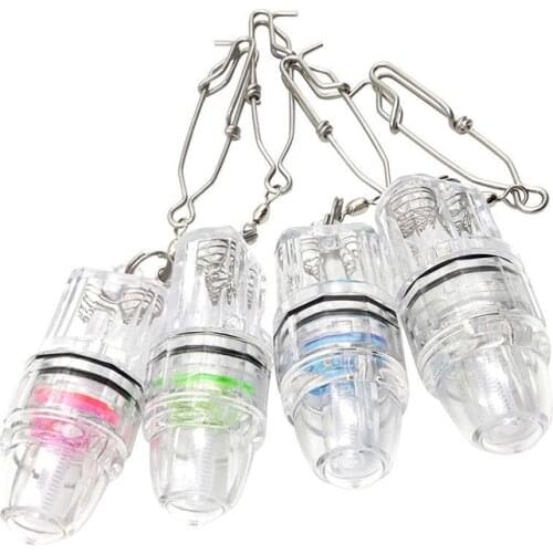 Mini Bright LED Deep Drop Underwater Fishing Flashing Light Bait Lure with Hook, LED Fish Lure Light Fishing Lamp