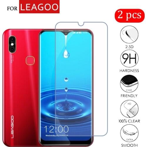 2-1Pcs Premium Tempered Glass for Leagoo M13 Z10 Screen Protector 9H Explosion-proof LCD Film for Leagoo M11 M12 M13 Glass