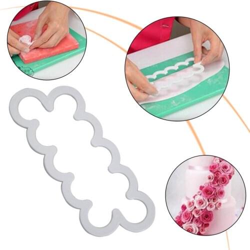 3Pcs/set Baking Mould Rose Petal Flower Cutter Fondant Cutter Biscuit DIY Mold Cake Decorating Cake Tools Baking Accessories