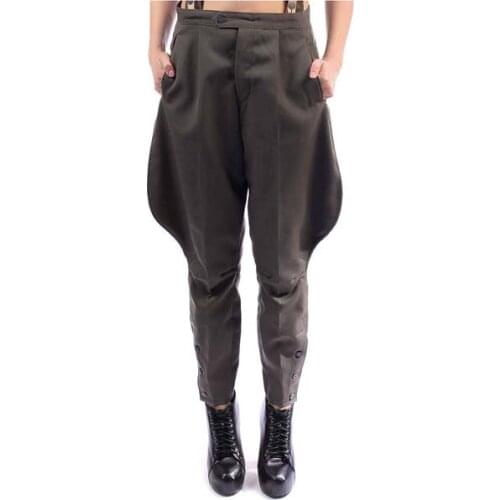 East German breeches womens spring new riding pants motorcycle pants lovers casual loose leggings sports trendy mens pants