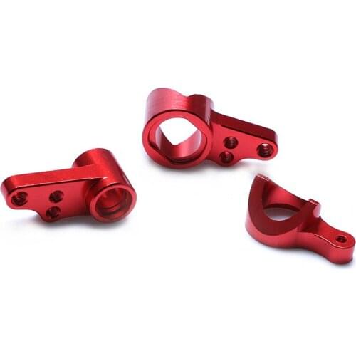 For WLtoys 144001 1/14 RC Car Spare Parts 4WD Metal Accessories Alloy Aluminum Steering Servo Saver Complete Steering Clutch Ass