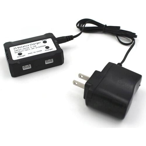 EBOYU(TM) 2 In 1 Balance Charger 7.4V Lipo Battery for Syma X8C X8W X8G MJX X101 X600 Tarantula X6 Wltoys V666 RC Quadcopter