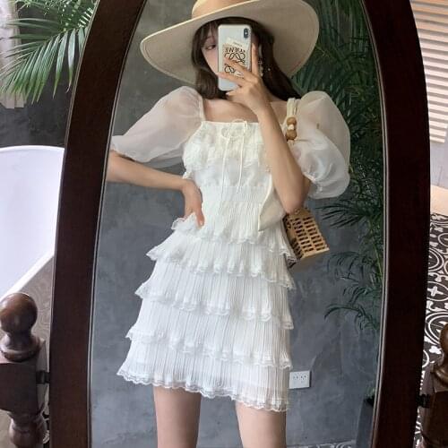 FMZXG White One-piece Swimwear