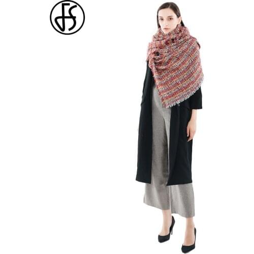 Женские вязаные шарфы FS China At AliExpress