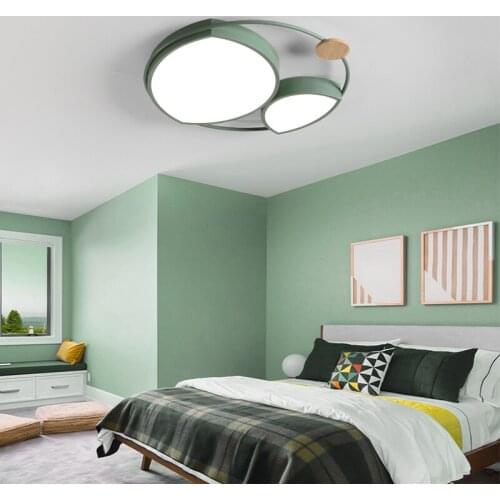 Green/Pink/White/Grey Chandelier Indoor Home Decoration Modern Minimalist Fashion Lamps For Children Room Kitchen Study Room