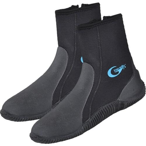 Neoprene 5MM Diving Boots Surf Scuba Diving Kitesurf Swimming Shoes Windsurf Underwater Fishing Equipment Beach Shoes Snorkeling