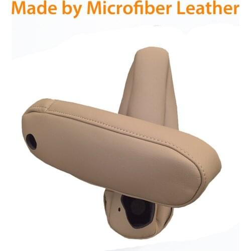 New Cover Car Side Armrest Cover Stitching PU Leather Surface Shell Trim Fit for 2003-2009 lexus 300 330 350