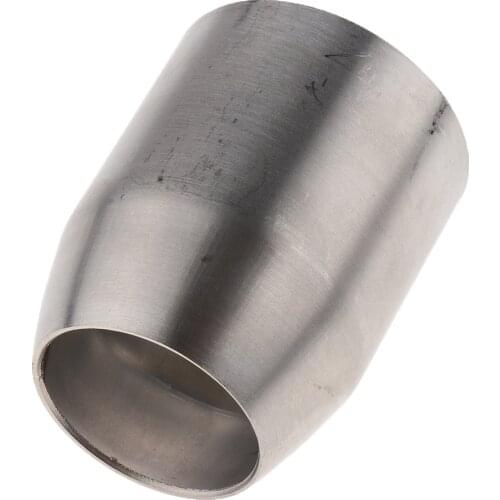 2.0 to 1.5 inch / 51mm to 38 mm Motorcycle Exhaust Pipe Adapter Reducer Connector Joining Sleeve for Suzuki