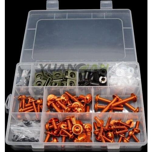 Complete Fairing Bolts Screw For Ducati 848 899 1098 1198 1199 749 999 959 M5 M6 Bolts Plastic pillar Speed Clips Truss Screws