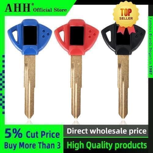 AHH motorcycle keys embryo motorbike blank key for Suzuki GSXR600 GSXR750 GSXR1000 gsxr400 for suzuki BANDIT hayabusa gsxr1300