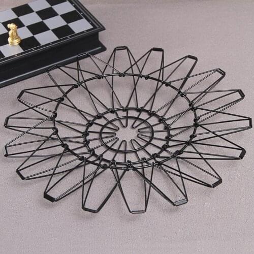 Variety Fruit Basket Multi-shaped Hollow Stainless Steel Fruit Basket Creative Telescopic Folding Storage Basket