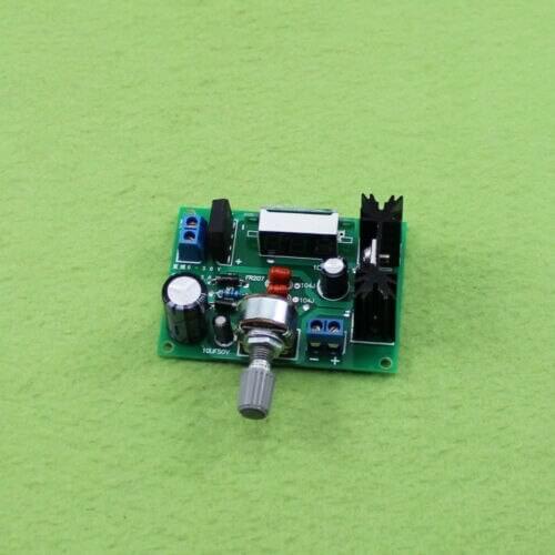 LM317 Adjustable Voltage Regulator Step Down Power Supply Module with LED Meter