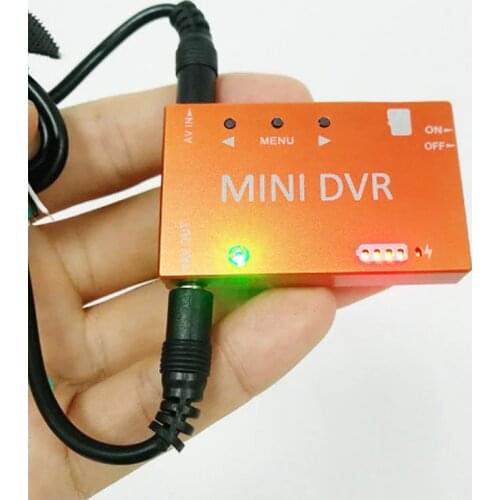 FPV Recorder Mini DVR HD Micro Audio Video Recorder NTSC/PAL Switchable Built-in Battery for RC Drone Racing Freestyle VR Goggle