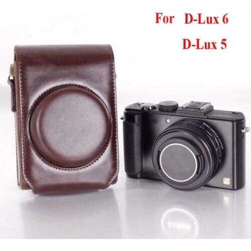 High quality PU Leather Case Camera Bag Cover for Leica D-lux 6 D-Lux5 D6 D5 D-LUX4 portable bag protector