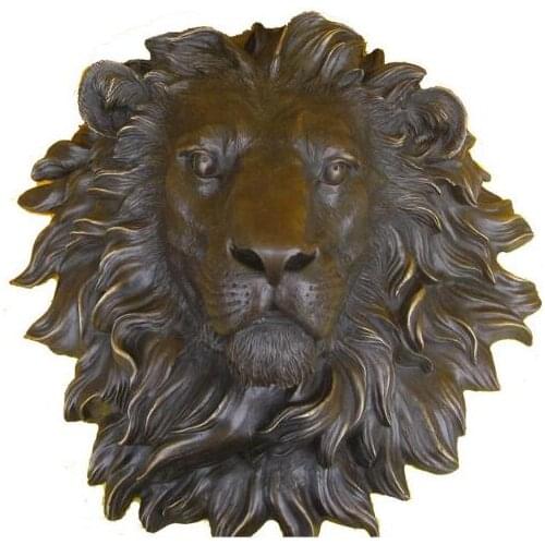 YM 305 stickers cutting dies Copper crafts large copper lion lion head ornaments talisman Home Furnishing office decoration