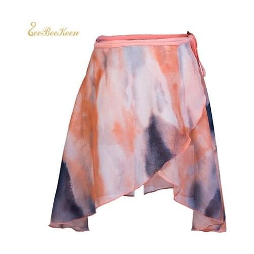 Women Ballet Dance Skirt Adult Dance Practice Chiffon Skirt For Girls Ballerina Dance Practice Wear Teacher Ballet Wrap Skirts
