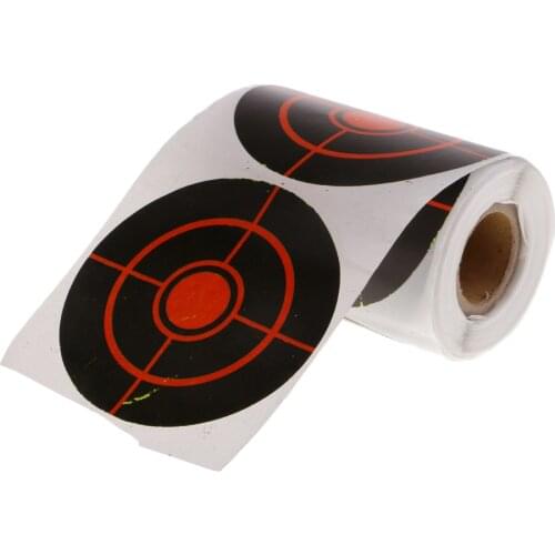 100pcs Shooting Splatter Paper Targets Reactive Adhesive Paper Targets for Hunting Archery Arrow Training Shoot Accessories