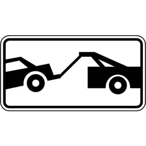 16*8.4cm TOW AWAY ZONE DECAL VINYL Funny Car Window Bumper Novelty JDM Drift Vinyl Decal Sticker