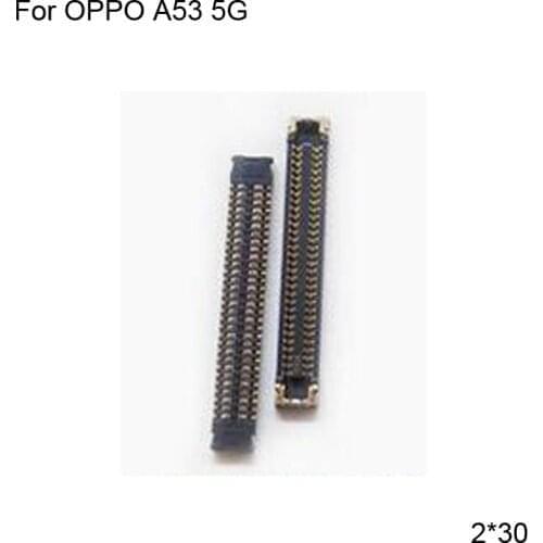 2pcs Dock Connector Micro USB Charging Port FPC connector For OPPO A53 5G Logic on motherboard mainboard For OPPO A 53 5G