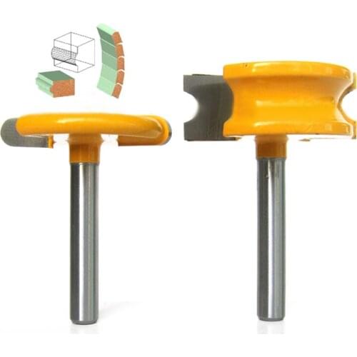 2pcs/set High Quality Router Bit 1/4" Shank 1/4" Diameter Canoe Flute and Bead Router Bit Sets For Woodworking Cutting Tool