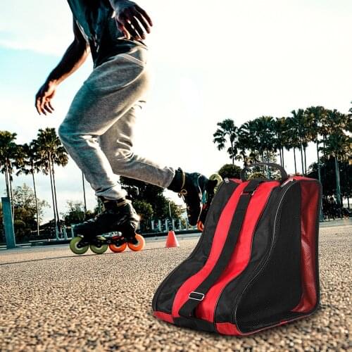 3 Layers Breathable Skate Carry Bag Oxford Fabric Skate Case for Kids Roller Inline Ice Skates Ski Boots skating Accessories