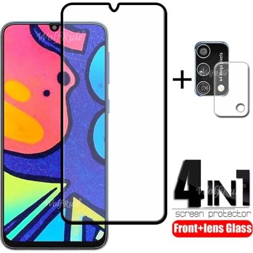4-in-1 For Samsung Galaxy M21S Glass For Samsung M21S Tempered Glass Screen Protector For Samsung A51 A71 F41 M21S Lens Glass