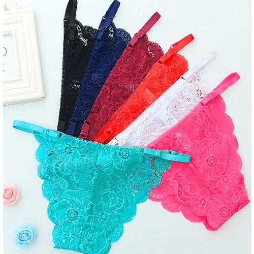 5pcs/lot Women lace Panties sexy Bikini Underwear Female flowers Briefs Girls' Underpants XS-M solid lingerie bragas sexy8813nP5