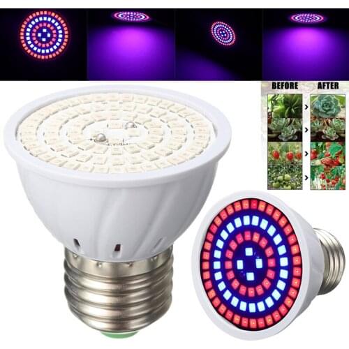 80LED Bulb Hydro Flower Greenhouse Full Spectrum Lamp For For Plants Flower Bonsai E27 Led Plant Grow Light Practical