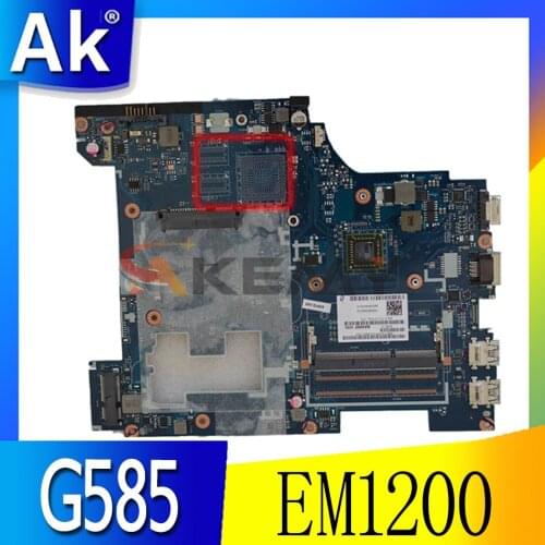 Akemy 11S90000582 laptop motherboard for lenovo ideapad G585 N585 QAWGE LA-8681P EM1200 DDR3 free shipping