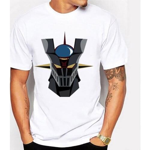 Anime Mazinger Z T Shirt Men Tshirt Cotton Graphic Streetwear T-shirt Summer T Shirts Short Sleeve Tee Round Neck Tops Camisas