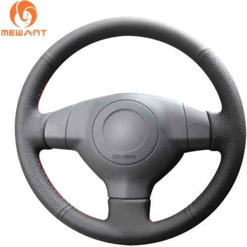 MEWANT Artificial Leather Steering Wheel Covers for Suzuki SX4 Alto Swift Splash Opel Agila Vauxhall Agila 2007 2008 2009-2015