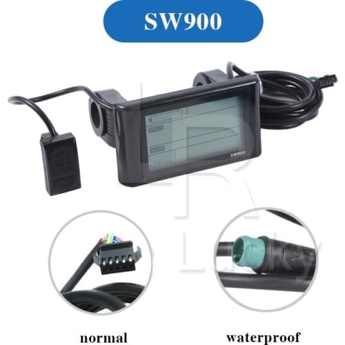 SW900 USB charge the Phone Speed Digital LCD Display For Electric Bicycle Controller 48/52/60/72V Ebike kit Accessories
