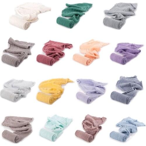 Newborn Photo Shoot Elastic Wrap Blanket Girl Boy Cotton Rug Photography Props P31B