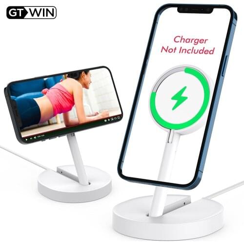 Wireless MagSafe Charge Holder Mobile Phone Charging Dock Stand Anti-slip Base Foldable For iPhone 12 Pro Max 12 mini 12 Pro 12