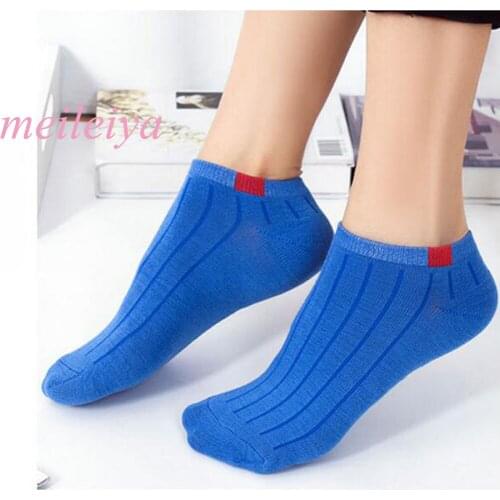 5 Pair Newest Elastic Breathable Sock Comfortable Stripe Female Socks Slippers Short Ankle Sock High quality Harajuku Art Socks