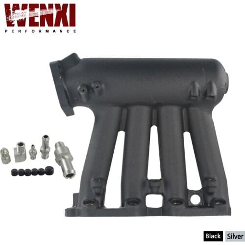 NEW Black & Silver INTAKE MANIFOLD FOR 1992-95 Honda Civic EX, D16Z6 and D15B7 SOHC WX-IM50