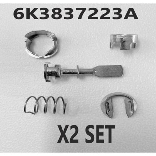 X2 SET 6K3837223A DOOR LOCK REPAIR KIT FOR SEAT CORDOBA IBIZA 6K1 CORDOBA 6K1 6K2 6K5