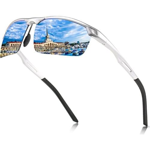 Fashion Aluminum Magnesium Sunglasses for Men Polarized Lens Eyes Protect Sun Glasses Male Driving Sports Eyewear Oculos De Sol